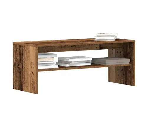 Tv Skapītis, 100X40X40 Cm, Veca Koka, Skaidu Plāksne Vidaxl