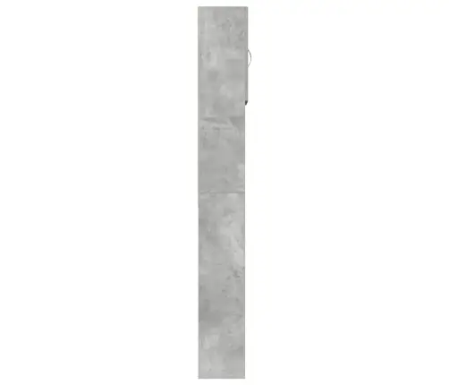 Veļasmašīnas Plaukts, Pelēks, 64X24X190 Cm, Inženierijas Koks Vidaxl