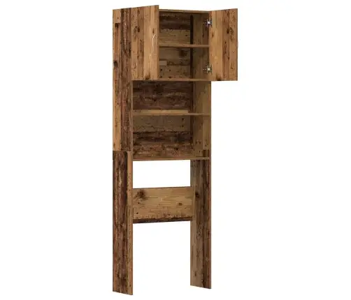 Veļasmašīnas Plaukts, Ozola, 64X24X190 Cm, Inženierijas Koks Vidaxl