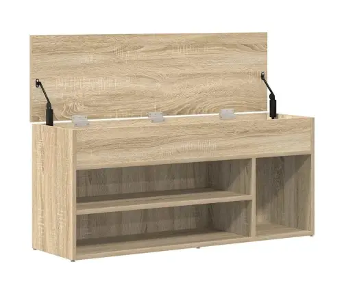 Apavu Skapītis, Ozola Krāsa, 102X30,5X45 Cm, Inženierijas Koks Vidaxl