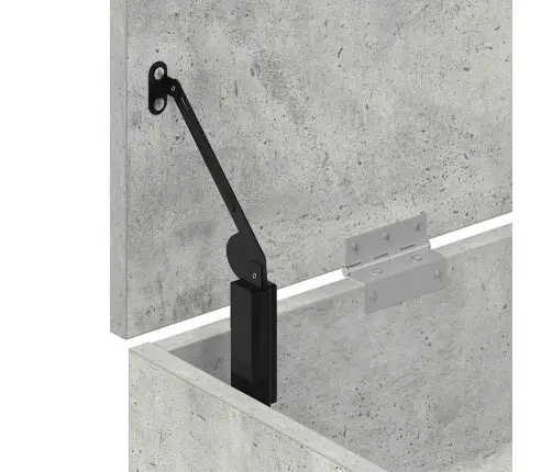 Jalatsipink, Betoonhall, 102X30,5X45 cm Tehispuit