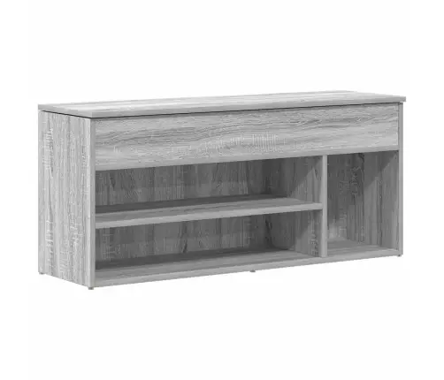 Batų Suoliukas Pilkas Sonoma 102X30,5X45 Cm Inžinerinė Mediena