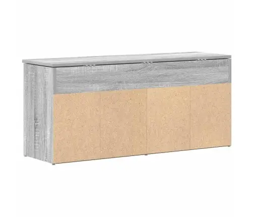 Batų Suoliukas Pilkas Sonoma 102X30,5X45 Cm Inžinerinė Mediena