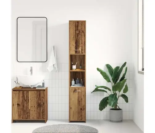 Vannasistabas Skapītis, 30X30X183,5 Cm, Inženierijas Koks Vidaxl Vannasistabas Skapītis, 30X30X183,5 Cm, Inženierijas Koks Vidaxl