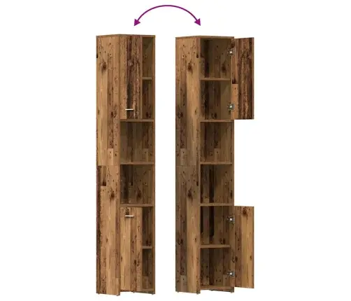 Vannasistabas Skapītis, 30X30X183,5 Cm, Inženierijas Koks Vidaxl Vannasistabas Skapītis, 30X30X183,5 Cm, Inženierijas Koks Vidaxl