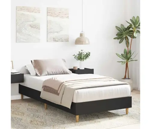 Lovos Rėmas Be Čiužinio Juodas 90X200 Cm Inžinerinė Mediena