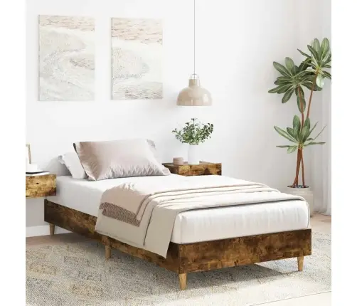 Voodiraam Ilma Madratsita, Suitsutatud Tamm 90X200 Cm