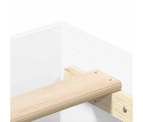 Lovos Rėmas Be Čiužinio, Baltas, 140X190 cm Apdirbta Mediena