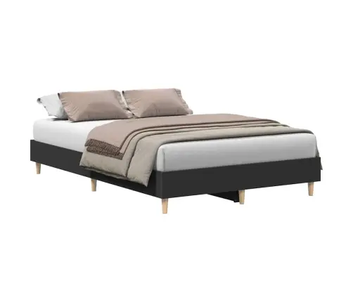 Voodiraam Ilma Madratsita, Must, 135X190 cm Tehispuit