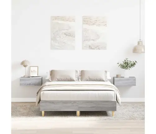 Gultas Rāmis Bez Matrača, 135X190 Cm, Inženierijas Koks Vidaxl