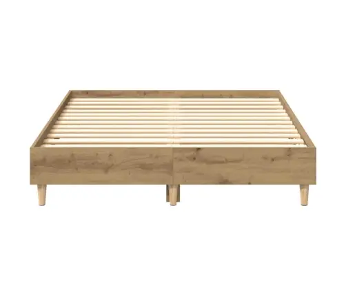 Gultas Rāmis Bez Matrača, 135X190 Cm, Inženierijas Koks Vidaxl