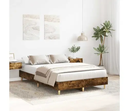 Lovos Rėmas Be Čiužinio, Dūminis, 120X190cm Apdirbta Mediena