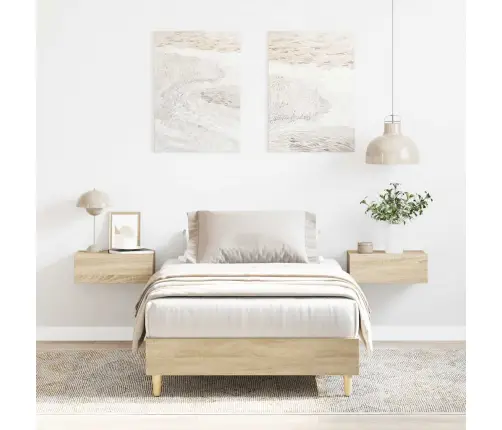 Gulta Bez Matrača, Ozolkoka, 90X190 Cm, Inženierijas Koks Vidaxl