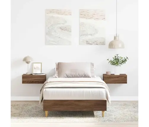 Voodiraam Ilma Madratsita, Pruun Tamm 90X190 cm Tehispuit