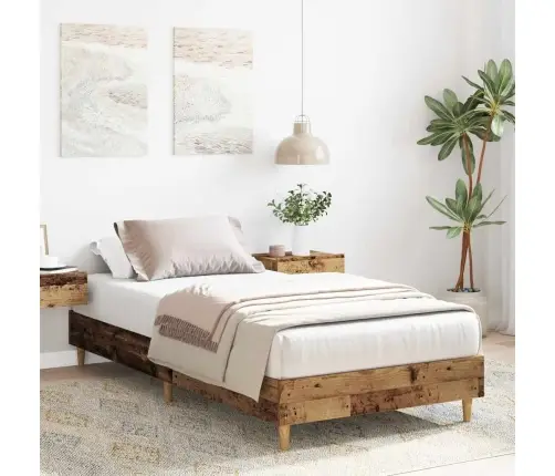 Gulta Bez Matrača, Veca Koka, 90X190 Cm, Inženierijas Koks Vidaxl