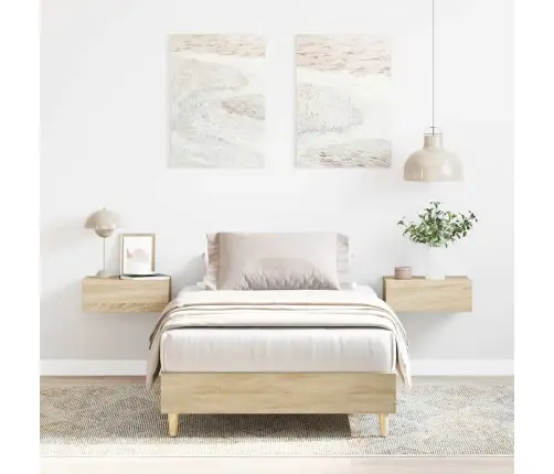 Gulta Bez Matrača, Ozolkoka, 75X190 Cm, Inženierijas Koks Vidaxl