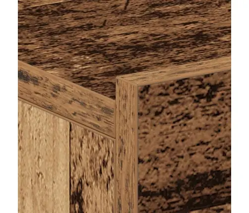 Peldošais Naktsskapītis Old Wood 40X32X15 Cm Engineered Wood Vidaxl