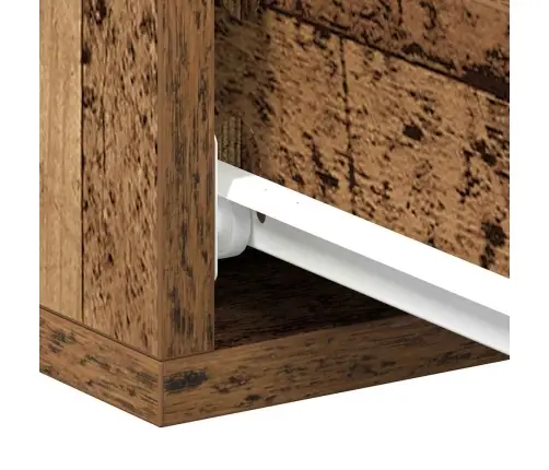 Peldošie Naktsgaldiņi 2 Gab Old Wood 40X32X15 Cm Vidaxl