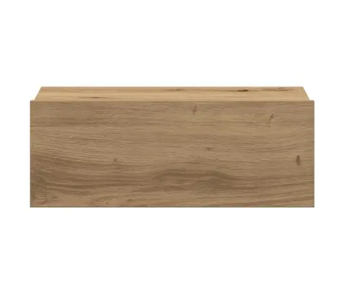 Peldošais Naktsskapītis Artisan Ozols 40X32X15 Cm Vidaxl