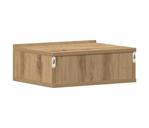 Peldošais Naktsskapītis Artisan Ozols 40X32X15 Cm Vidaxl