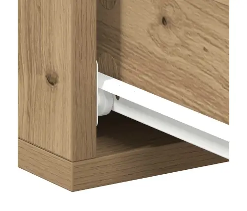 Peldošais Naktsskapītis Artisan Ozols 40X32X15 Cm Vidaxl