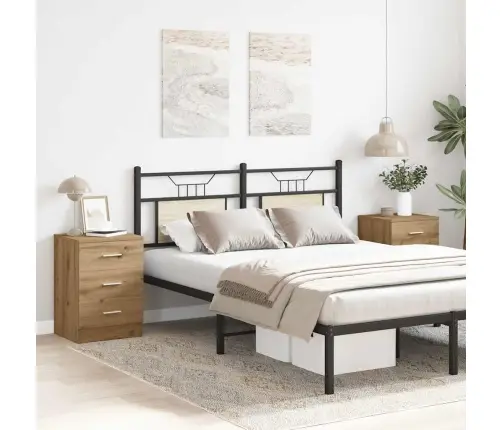 Naktsskapīši 2 Gab Artisan Oak 38X35X55 Cm Engineered Wood Vidaxl