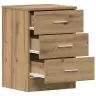 Naktsskapīši 2 Gab Artisan Oak 38X35X55 Cm Engineered Wood Vidaxl