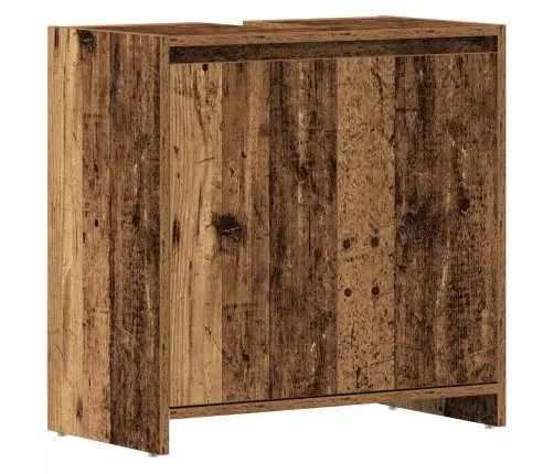 Izlietnes Skapītis, Veca Koka, 60X33X60 Cm, Inženierijas Koks Vidaxl