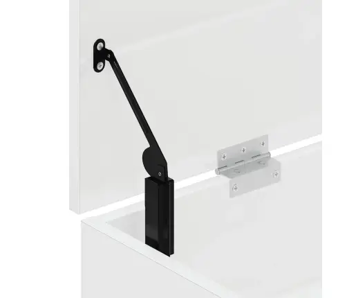 Apavu Sols Augsti Spīdīgs Balts 102X30,5X45Cm Inženierijas Koks Vidaxl