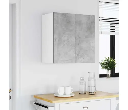 Virtuves Sienas Skapis Betons Pelēks 60X31X60 Cm Vidaxl