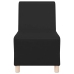 Modulinis Sofa Vienetas Be Rankų Juoda 55 X 74 X 82 Cm