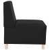 Modulinis Sofa Vienetas Be Rankų Juoda 55 X 74 X 82 Cm