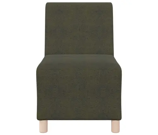 Modulārais Bezrku Dīvāns Armijas Zaļa 55 X 74 X 82 Cm Vidaxl