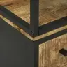 Augstais Plaukts 70X35X180 Cm Ciets Rupjš Mango Koks Vidaxl