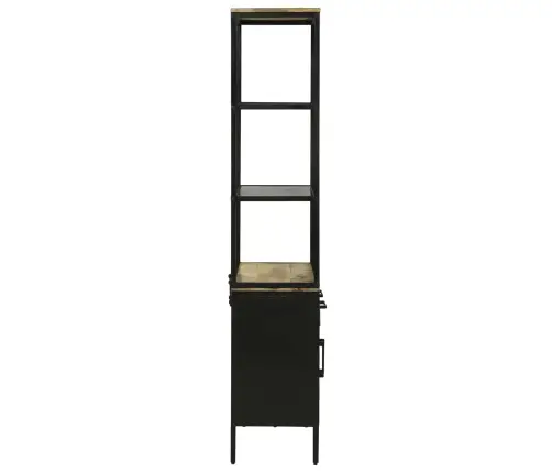 Augstais Plaukts 70X35X180 Cm Ciets Rupjš Mango Koks Vidaxl