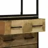 Augsts Skapītis 70X35X180 Cm Solid Rough Wood Mango Vidaxl