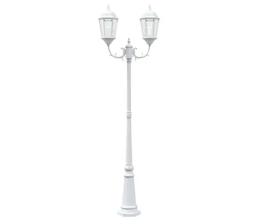 Sodo Šviesa Balta 68 X 20 X 235 Cm Aliuminis Ir Stiklas