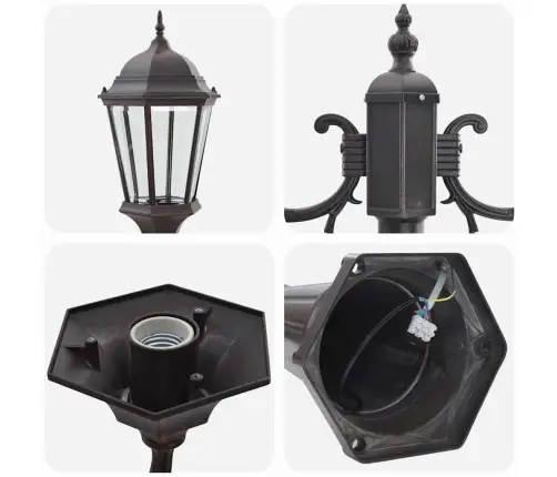 Aia Valgus Pronksjas 68 X 20 X 235 Cm Alumiinium Ja Klaas