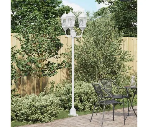 Aia Valgus Valge 57 X 49 X 241 Cm Alumiinium Ja Klaas