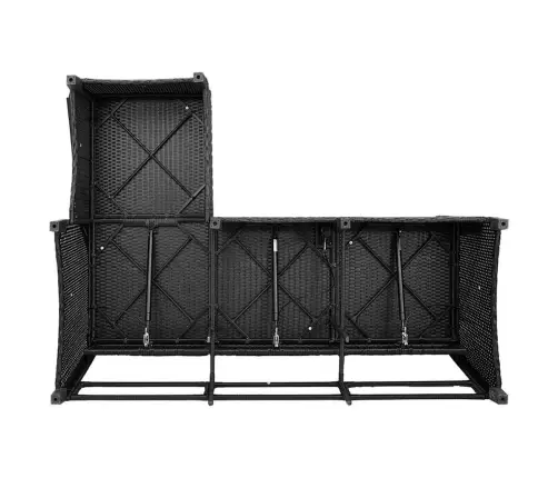 3-Osaline Aiadiivanikomplekt Patjadega L-Образна, Polürotang