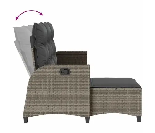 Sodo Komplektas Su Pagalvėlėmis L Formos, 3 Dalių, Poliratanas