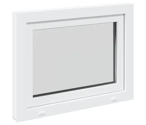 Rūsio Langas "Risor", 80X70 cm Atverčiamas Ir Pasukamas, Din, Kairinis, Baltas