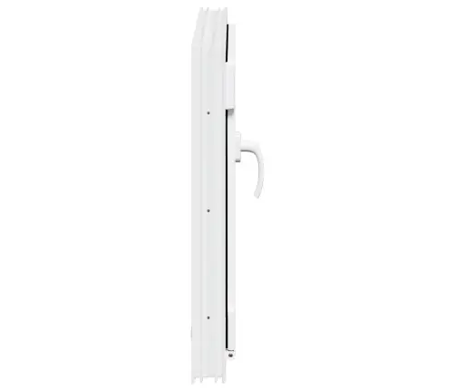 Rūsio Langas "Risor", 50X50 cm Atverčiamas Ir Pasukamas, Din, Kairinis, Baltas