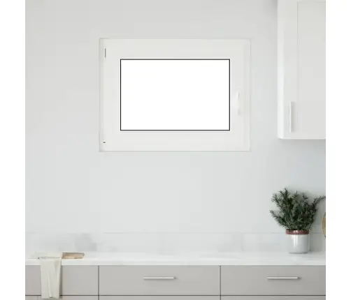 Rūsio Langas "Risor", 80X60 cm Atverčiamas Ir Pasukamas, Din, Kairinis, Baltas