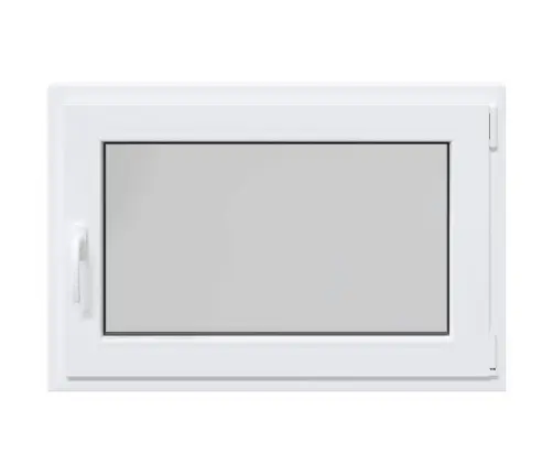 Rūsio Langas "Risor", 90X50 cm Atverčiamas Ir Pasukamas, Din, Dešininis, Baltas