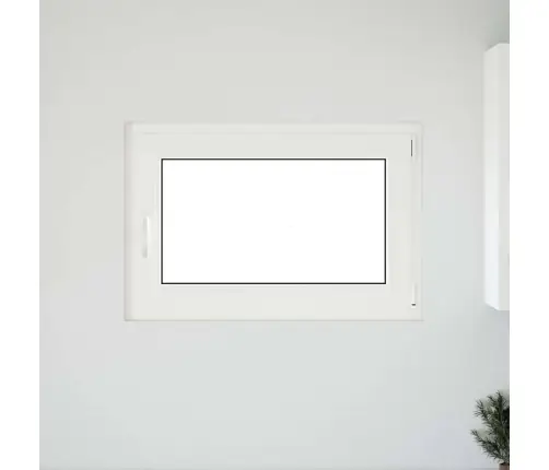Rūsio Langas "Risor", 90X70 cm Atverčiamas Ir Pasukamas, Din, Dešininis, Baltas