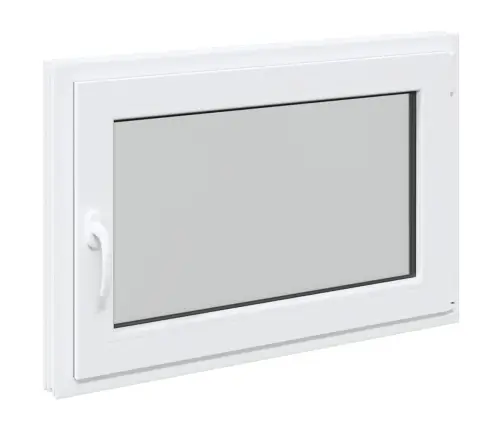 Rūsio Langas "Risor", 90X70 cm Atverčiamas Ir Pasukamas, Din, Dešininis, Baltas