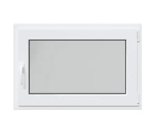 Rūsio Langas "Risor", 90X70 cm Atverčiamas Ir Pasukamas, Din, Dešininis, Baltas