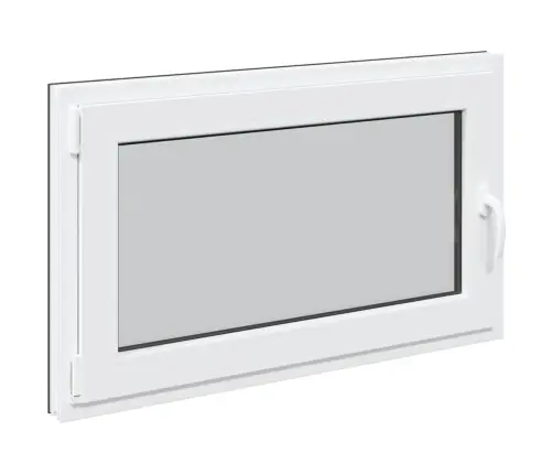 Rūsio Langas "Risor", 100X70 cm Atverčiamas Ir Pasukamas, Din, Kairinis, Antracito Spalvos