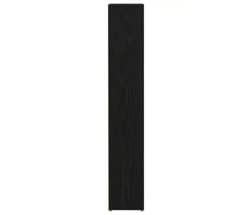 Cd Plaukti, 2 Gab., 21X16X93,5 Cm Melns Ozols Inženierijas Koks Vidaxl